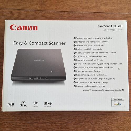 Canon CanoScan LiDE 300 flatbedscanner, Computers en Software, Scanners, Zo goed als nieuw, Flatbedscanner, MacOS, Windows, Linux