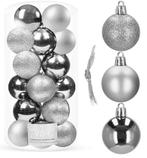 Kerstballen | 20 Stuks | 4 cm | Zilver, Diversen, Kerst, Ophalen, Zo goed als nieuw
