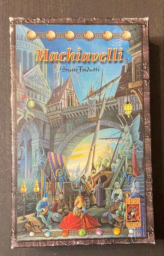 Machiavelli - 999 Games Kaartspel, Hobby en Vrije tijd, Gezelschapsspellen | Kaartspellen, Gebruikt, Een of twee spelers, Ophalen of Verzenden