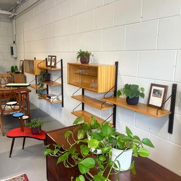 -Vintage wandsetjes •Poul Cadovius• golden teak beschikbaar voor biedingen
