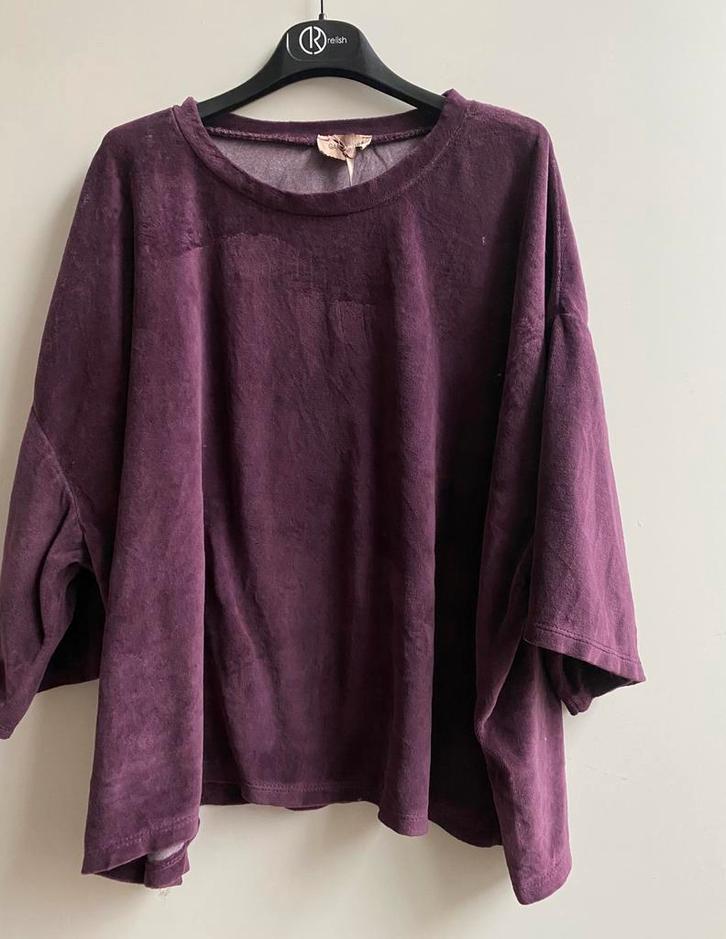 GARCONNE veloursen set aubergine, Kleding | Dames, Overige Dameskleding, Nieuw, Verzenden