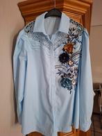 Western show blouse 44/46, Ophalen of Verzenden, Zo goed als nieuw, Maat 46/48 (XL) of groter, Blauw