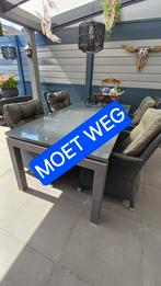 Tuinstel tafelblad graniet 4 Seasons IZGS, Tuin en Terras, Tuintafels, Ophalen, Rechthoekig