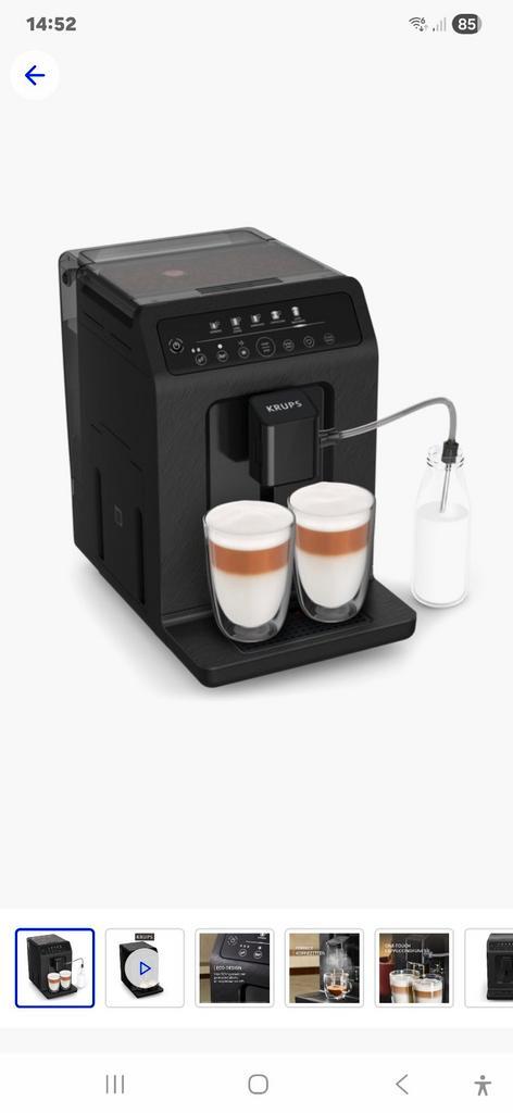 Krups Volautomatische Espressomachine - Verse Bonen, Witgoed en Apparatuur, Koffiezetapparaten, Gebruikt, Koffiebonen, Koffiemachine