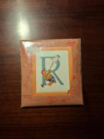 Borduurwerkje - Letter ''R'', Hobby en Vrije tijd, Ophalen of Verzenden, Gebruikt, Handborduren, Borduurpakket