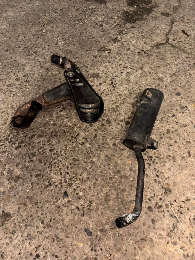 Yamaha blaster 200 uitlaat 2 delen, Ophalen of Verzenden