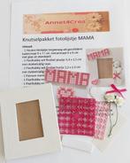 Knutselpakket houten fotolijstje MAMA Pixelhobby, Hobby en Vrije tijd, Materiaal, ., Nieuw, Ophalen of Verzenden
