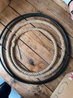 Decoratiehoepels - 2x zwart, 2x jute, Huis en Inrichting, Ophalen, Nieuw