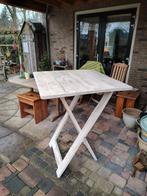 Zeer fraaie statafel. Hoogte 112 cm. 85 cm vierkant., Huis en Inrichting, Tafels | Statafels, Ophalen of Verzenden, Zo goed als nieuw