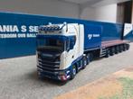 Scania S high  8x4  met ballast trailer