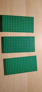 Lego Retro Groene Platen 10x20, Ophalen of Verzenden, Gebruikt, Losse stenen, Lego