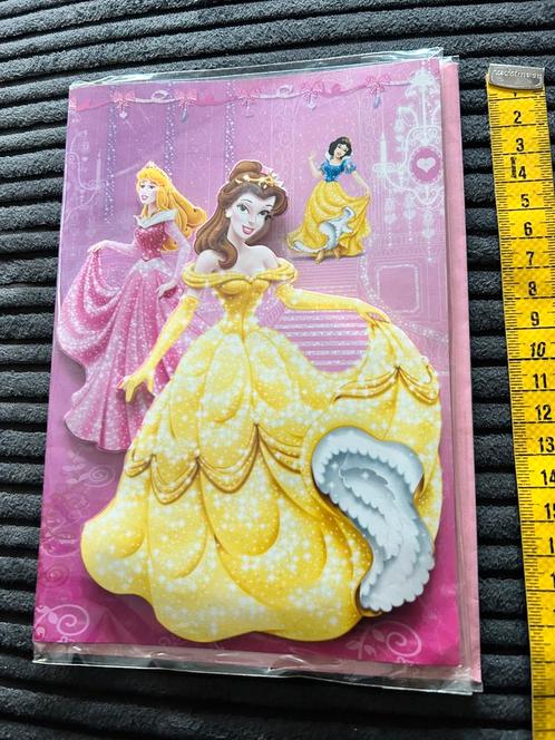 469. Wenskaart Disney Prinssesen, Diversen, Wenskaarten, Zo goed als nieuw, Ophalen of Verzenden