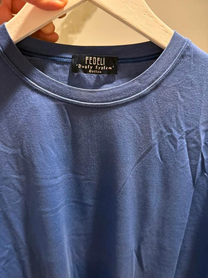 Fedeli longsleeve dusty cotton 50, Kleding | Heren, T-shirts, Zo goed als nieuw, Maat 48/50 (M), Ophalen of Verzenden