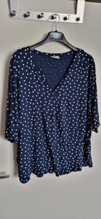 Shirt blauw stip 54, Blauw, Zo goed als nieuw, Janina, Shirt of Top