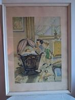 Vintage Kinderkamer Prent A. Kermer, Antiek en Kunst, Ophalen of Verzenden