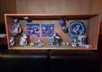 Delfts Blauw Kunstwerk in Vitrine, Ophalen of Verzenden