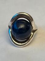 Verstelbare zilveren ring Lapis Lazuli, Verzenden, Met edelsteen, Dame, Zilver