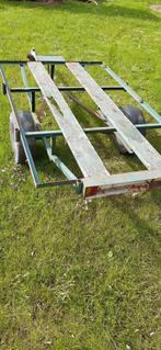 Aanhanger, plattewagen, onderstel, Ophalen, Gebruikt