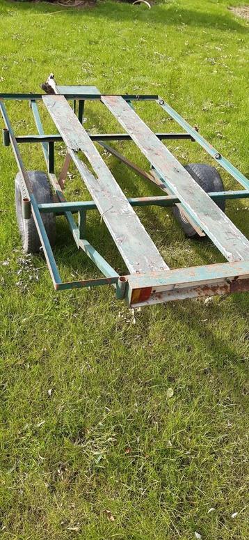 Aanhanger, plattewagen, onderstel beschikbaar voor biedingen
