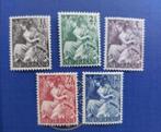 Postzegel NL 1946 PF Complete Serie Nationale Hulp 24-05, Ophalen of Verzenden, Na 1940, Postfris
