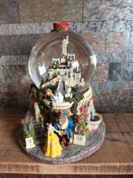 Disney snowglobe Belle en het beest, Verzamelen, Disney, Ophalen of Verzenden, Assepoester of Belle, Zo goed als nieuw, Beeldje of Figuurtje