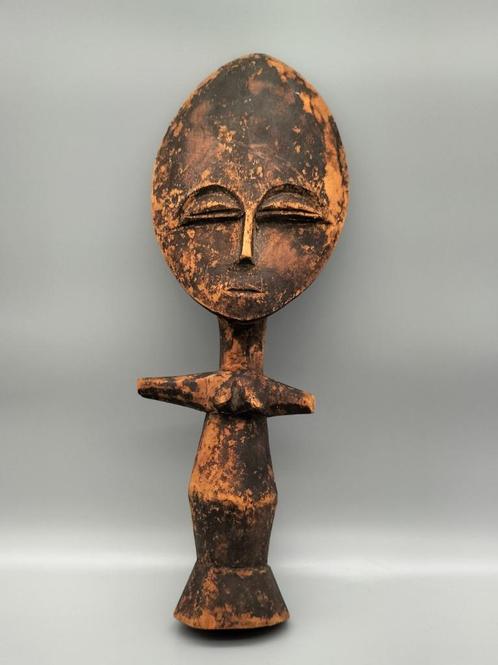Ashanti vruchtbaarheidsbeeld (Akua Mma of Akua'ba)- Ghana, Antiek en Kunst, Kunst | Niet-Westerse kunst, Ophalen of Verzenden