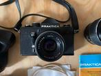 Praktica LTL 3 analoge camera met veel toebehoren, Audio, Tv en Foto, Fotocamera's Analoog, Ophalen of Verzenden, Zo goed als nieuw