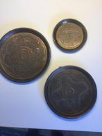 Drie schalen/decoratieve wandborden, Ophalen of Verzenden