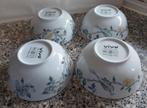 Villeroy & Boch 4 schaaltjes paradijsvogel AH orientaals Viv, Overige materialen, Nieuw, Ophalen of Verzenden, Schaal of Schalen