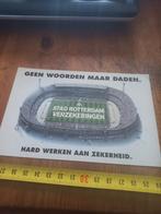 Geen woorden maar daden Feyenoord kuip, Ophalen of Verzenden, Zo goed als nieuw, Sport