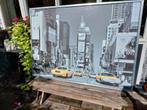 Groot schilderij New York gele taxi's, Ophalen, Gebruikt, 125 cm of meer, Schilderij