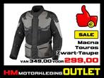 Textiel motorjas Macna Touros All-Season - Zwart-Taupe, Info@huybersmotoren.nl, Jas | textiel, HM - Sale, NL