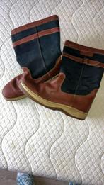Winterlaarzen bruin zwart, Hoge laarzen, Zwart, Ophalen of Verzenden, Zo goed als nieuw