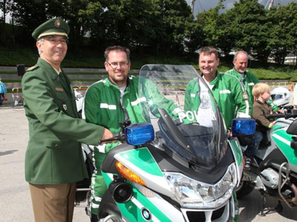 Beieren Politie Pet Hoger personeel President Bundes Polizei, Verzamelen, Ophalen of Verzenden, Overige soorten, Duitsland, Overige typen