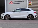 Audi A3 Sportback 45 TFSI e S edition Competition Pano/B&O/M, Auto's, 12 maanden, Gebruikt, 4 cilinders, Wit