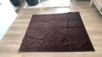Coupon Velourse Ribstof 1.73x 1.45cm nieuw, Bruin, 120 cm of meer, Nieuw, Ophalen of Verzenden