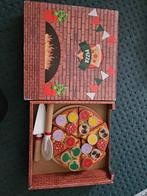 Houten Pizza  met Pizza Delen - Speelgoed, Kinderen en Baby's, Speelgoed | Speelkeukens, Ophalen of Verzenden