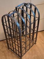Wijnrek metaal 27 x 36 x h66, Ophalen of Verzenden, Zo goed als nieuw, Metaal, Minder dan 50 cm