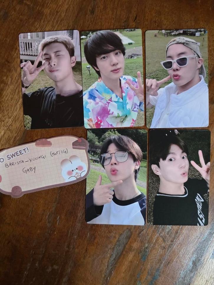 BTS In The Soop 2 photocards!, Verzamelen, Muziek, Artiesten en Beroemdheden, Zo goed als nieuw, Foto of Kaart, Ophalen of Verzenden