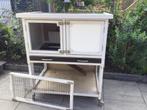 Konijnenhok voor buiten, Dieren en Toebehoren, Knaagdieren en Konijnen | Hokken en Kooien, Ophalen, 90 cm of meer, Konijn, Hok
