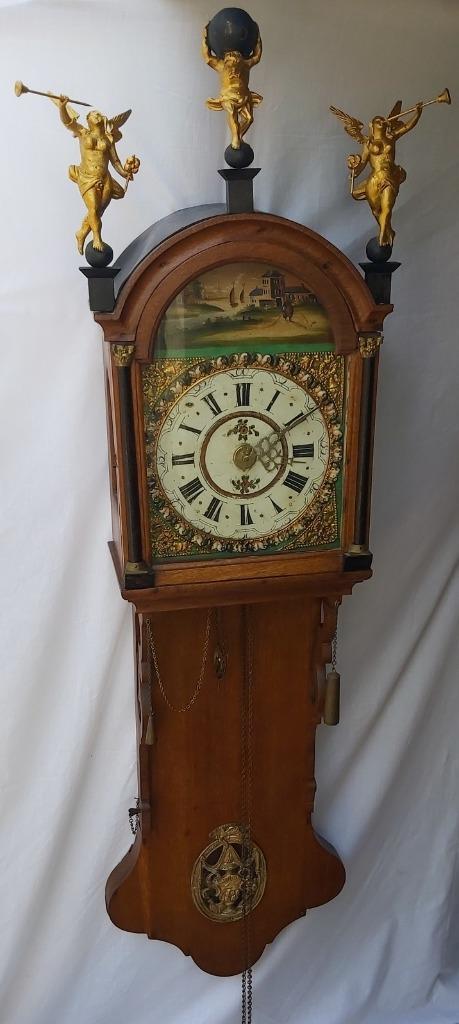 antieke friese staartklok +-1860, Antiek en Kunst, Antiek | Klokken, Ophalen
