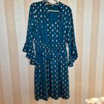 BODYFLIRT Jurk - Blauw met Gouden Stippen maat 42, Blauw, Maat 42/44 (L), Ophalen of Verzenden, Zo goed als nieuw