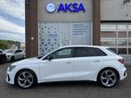 Audi A3 Sportback 35 TFSI 150pk 3 x S-Line S-Tronic Virtual, 1295 kg, 4 cilinders, 150 pk, Wit