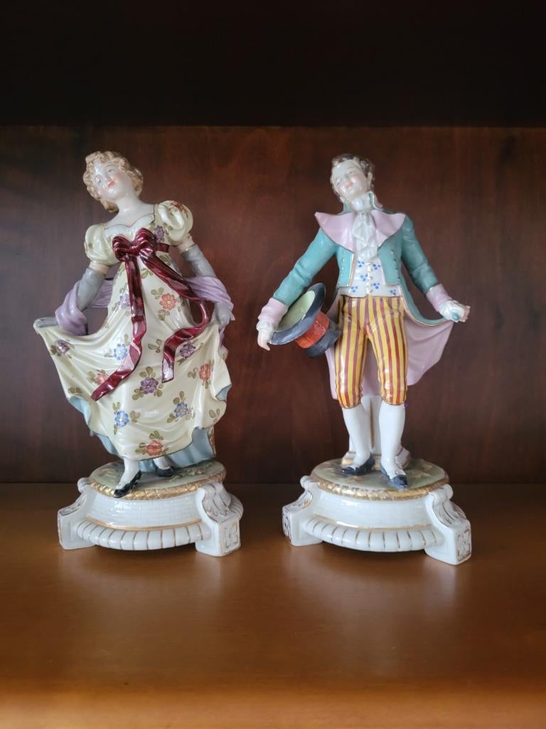 Porseleinen Beelden Danspaar, Ophalen of Verzenden