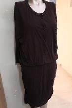 Claudia Strater mooie zwarte chique jurk mt 44, Verzenden, Zwart, Maat 42/44 (L), Zo goed als nieuw