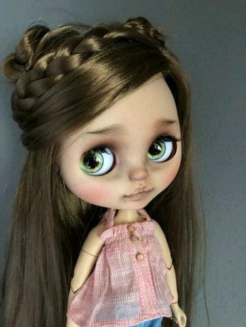 Custom Blythe doll - 1 extra scalp erbij (eerste 4 foto's!!) beschikbaar voor biedingen