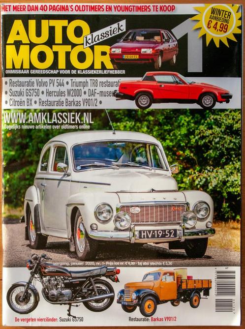 Auto Motor Klassiek 36 (2020), 1 (januari), Boeken, Auto's | Folders en Tijdschriften, Gelezen, Algemeen, Ophalen of Verzenden