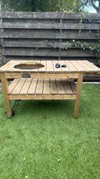 Bbq tafel kamado,egg , grizzly grills, Tuin en Terras, Houtskoolbarbecues, Ophalen, Gebruikt