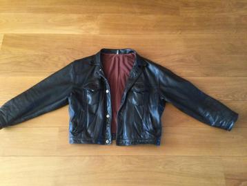 Leren Jack Retro Jeansmodel beschikbaar voor biedingen