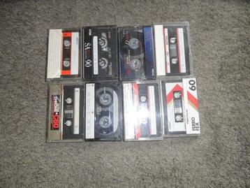 11x voorbespeelde muziekcassettes, voor hergebruik